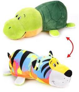 мягкая игрушка вывернушка 40 см 2в1 тигр-черепаха Мягкая игрушка Вывернушка 40 см 2в1 Тигр-Черепаха