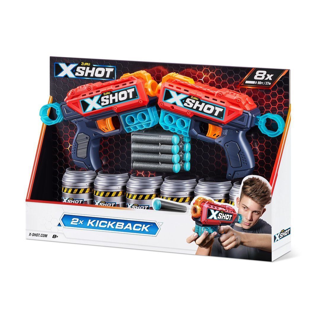 Игровой набор для стрельбы ZURU X-Shot «Ексель – Дабл Кикбек»