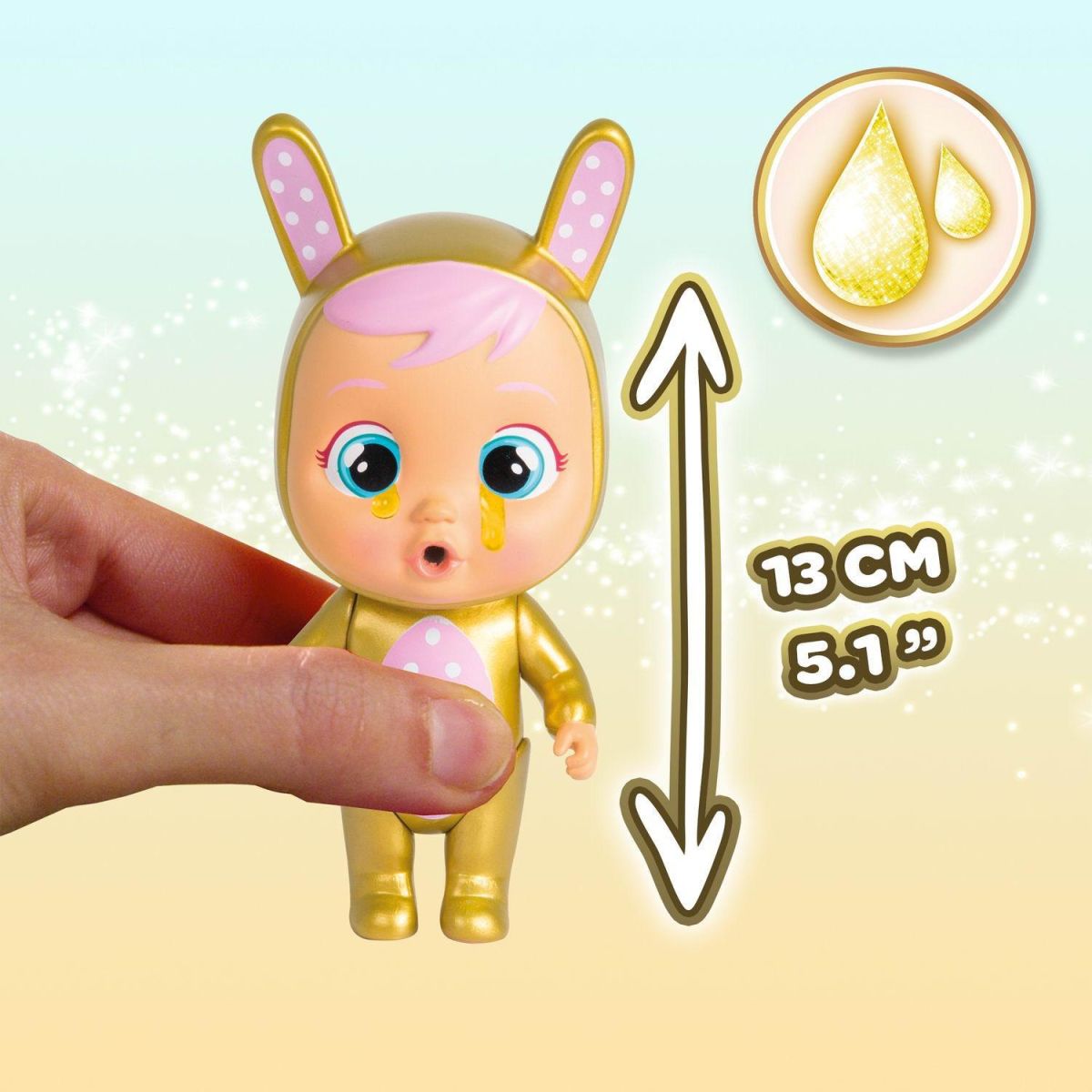 Кукла IMC Toys Cry Babies Magic Tears GOLDEN EDITION Плачущий младенец с домиком и аксессуарами 7 видов
