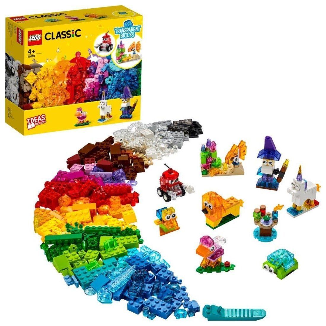 Констр-р LEGO Classic Прозрачные кубики