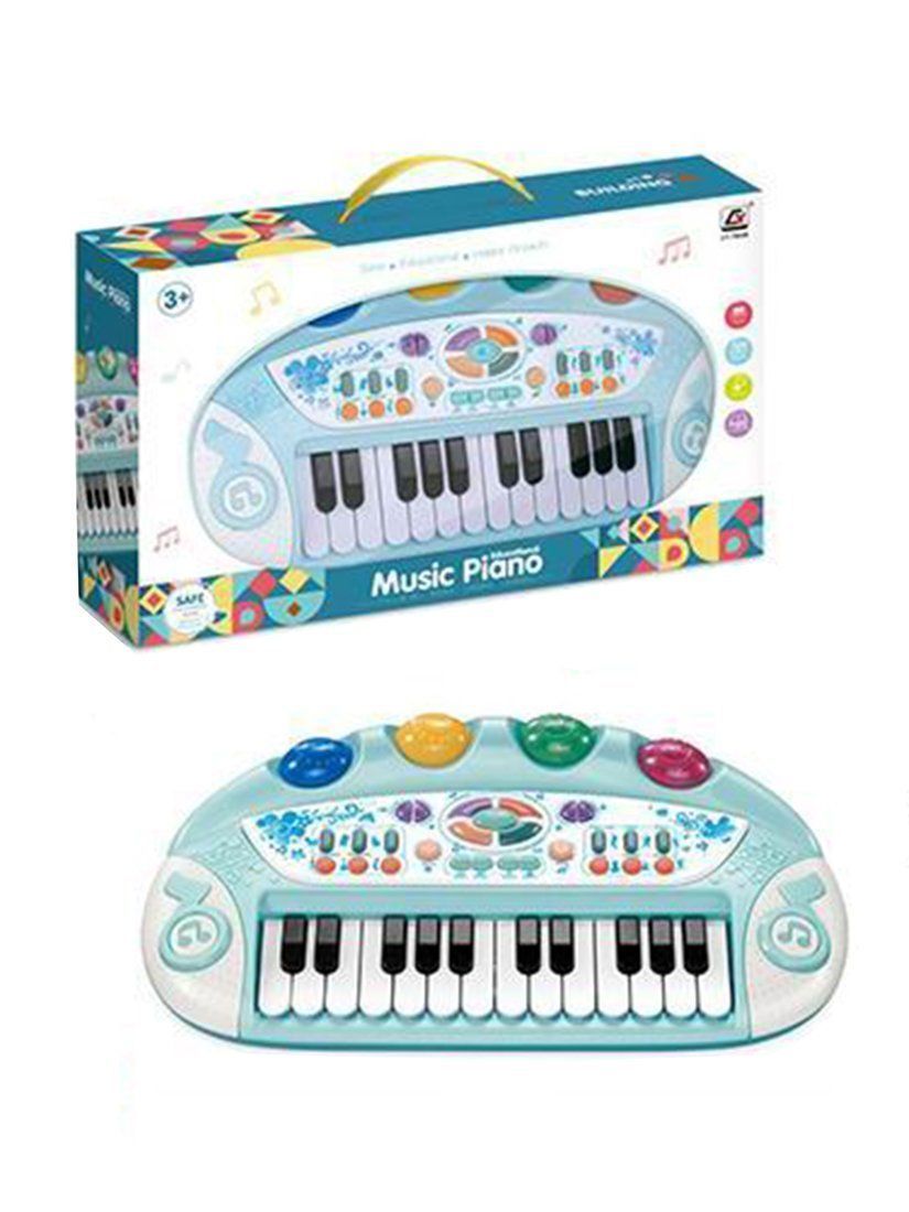 Музыкальный инструмент: орган, 24 клавиши, свет, звук, эл. пит. AAх3 шт. не вх.в компл., коробка