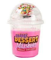 Слайм Dessert Milkshake розовый