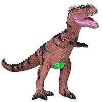 Фигурка Junfa динозавра большая (из мягкого материала) темно-коричневая - Тираннозавр