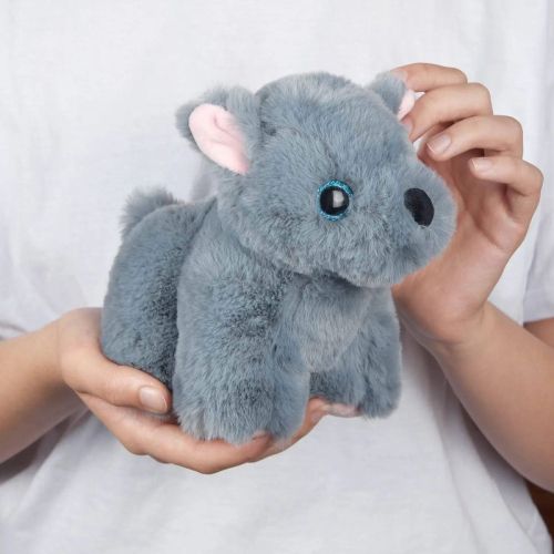 Мягкая игрушка ABtoys Домашние любимцы Собачка серая, 16 см фото 3