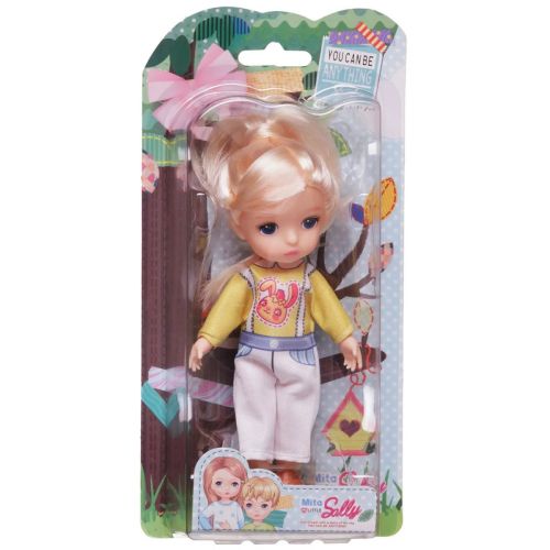 кукла junfa 13 см в желто-белом комбинезоне фото 5 Кукла Junfa 13 см в желто-белом комбинезоне фото 5