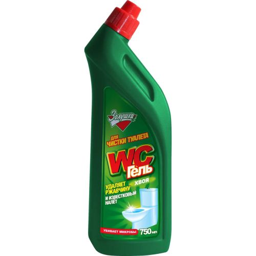 золушка средство для чистки туалета wc гель хвоя 750мл фото 3 Золушка Средство для чистки туалета WC гель Хвоя 750мл фото 3