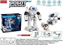 Трансформер Робот эл., свет, звук, в комплекте: наручный дискомет, пули/диски 3шт., эл.пит.AG13*3шт.не вх.в комплект