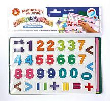 Игра магнитная Арифметика магнитная с заданиями . Серия Магнитные истории (европодвес, 2х12шт)