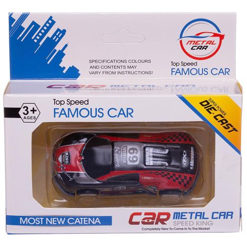 Машинка Junfa Гоночная инерционная металлическая номер 69 фото 4