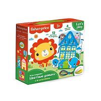 Игра-шнуровка Fisher-Price "Цветные домики"