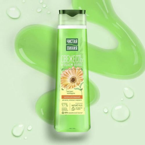 Чистая Линия Шампунь Регулирующий 400мл фото 2