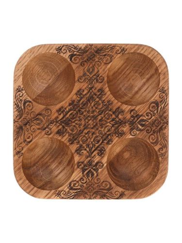 подставка для яиц деревянная, 4 ячейки Подставка для яиц деревянная, 4 ячейки