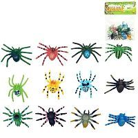 Набор пауков, 12 шт, пакет