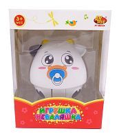 Неваляшка Теленок, на батарейках, с эффектами