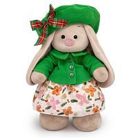 Зайка Ми в зеленой курточке и берете 25 см