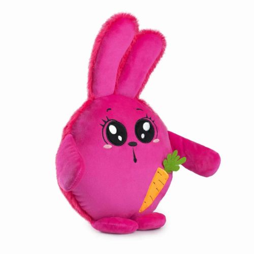 Мягкая игрушка Fixsitoysi Зайчик Пупсик фуксия 20 см фото 2