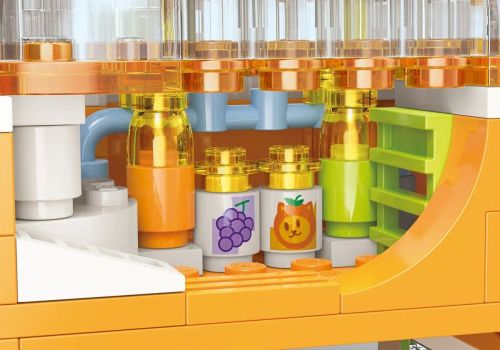 Конструктор Keeppley серия Lovely Street Фреш-бар 315 деталей фото 4