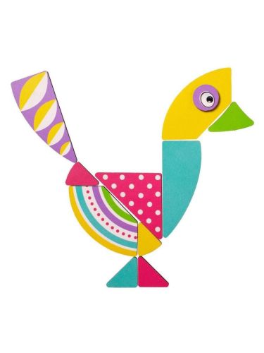 Головоломка пазл Woodlandtoys Любимые питомцы 12*12*2 см фото 5