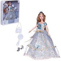 Кукла ABtoys "Рождественский бал" в длинном платье, светлые волосы 30см