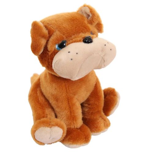 Мягкая игрушка Abtoys Собачка Бульдог, 15 см фото 3