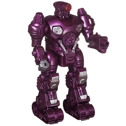 Робот Abtoys фиолетовый, с эффектами, на батарейках фото 4