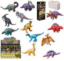 Набор для опытов Junfa Набор раскопок из гипса с двумя фигурками динозавров в дисплее