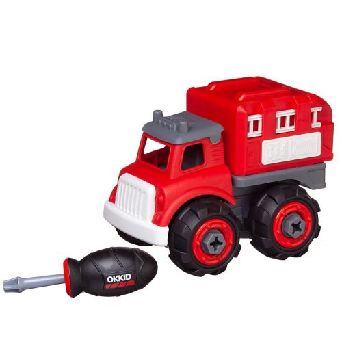 Машинка-конструктор Собери сам "Пожарная машина" фото 3