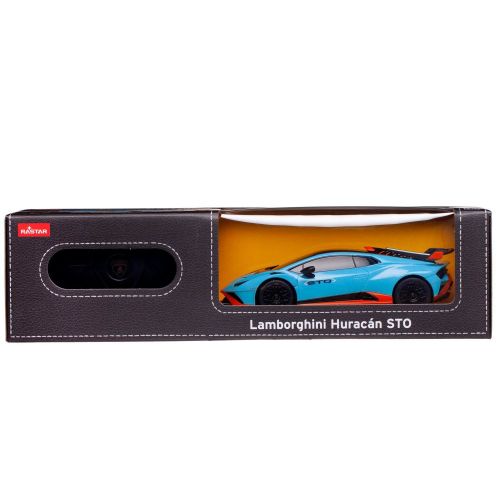 Машина р/у 1:24 Lamborghini Huracan STO голубой, 2,4G фото 7