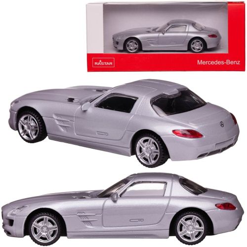машина металлическая 1:43 mercedes sls, цвет серебрянный Машина металлическая 1:43 Mercedes SLS, цвет серебрянный