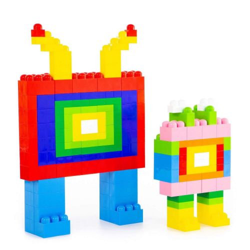 Конструктор "Великан" (198 эл. в мешке) 37х27х63,5 см фото 2