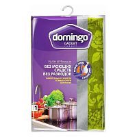 Салфетка DOMINGO GADGET ПЛЮШ-АП БЕЗ МОЮЩИХ СРЕДСТВ БЕЗ РАЗВОДОВ из микрофибры для уборки 35*35см