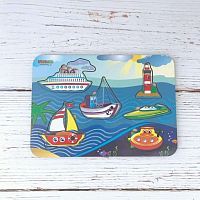 Рамка-вкладыш Woodland Корабли (011402), 6 дет.