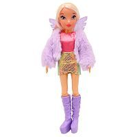 Шарнирная кукла Winx Club Fashion Стелла с крыльями и аксессуарами 24 см IW01372203