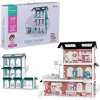 Игровой набор ABtoys Модульный домик (собери сам), 8 секций. Мини-куколки с питомцами и их домиками, в кондитерской, в гардеробной, в наборе с аксессу