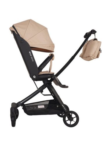 Прогулочная коляска QPLAY Qbook с поворотным сиденьем 360° миндаль 655171 фото 2