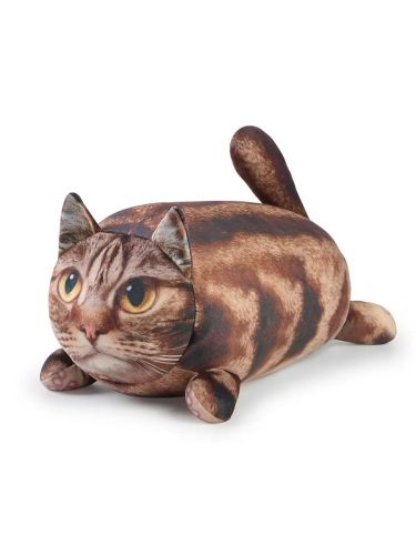 Мягкая игрушка СмолТойс Котенок-валик 33 см фото 7