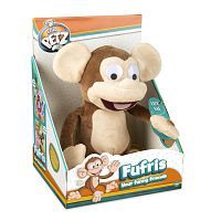 Игрушка интерактивная IMC Toys Club Petz Funny Обезьянка Fufris коричневая, смеётся и подпрыгивает, звуковые эффекты, цвет коричневый, мягконабивная