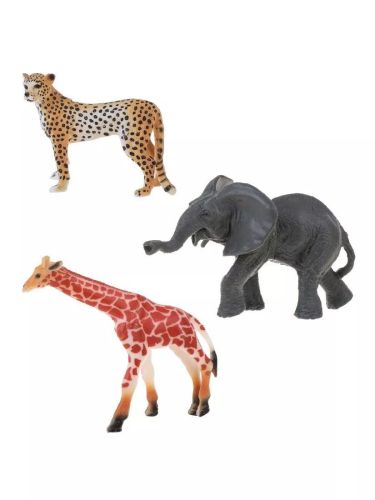 Набор фигурок диких животных 8 cv Jungle animal 3 шт 2A003
