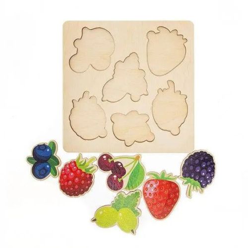 Игра развивающая деревянная Ягоды (21х21см) фото 3