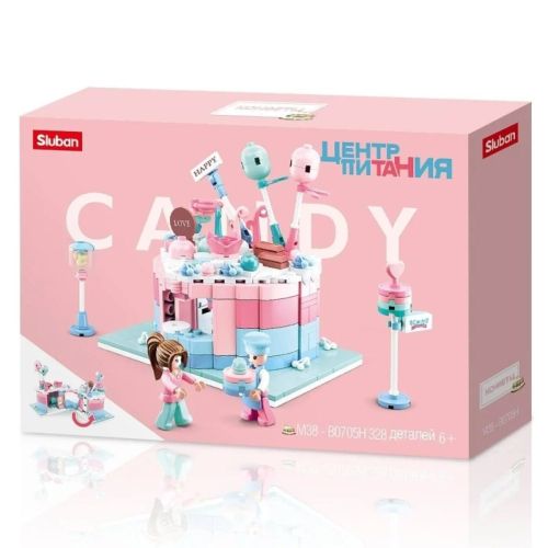 Конструктор Sluban Мини-кафе Кондитерская 328 деталей фото 2