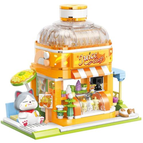 Конструктор Keeppley серия Lovely Street Фреш-бар 315 деталей фото 6