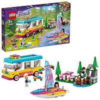 Констр-р LEGO Friends Лесной дом на колесах и парусная лодка