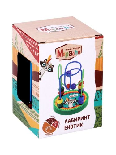 Лабиринт маленький 9х9х11 см Mapacha Веселый енот 76885 фото 2