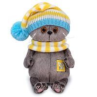 Басик BABY в вязаном колпаке 20 см