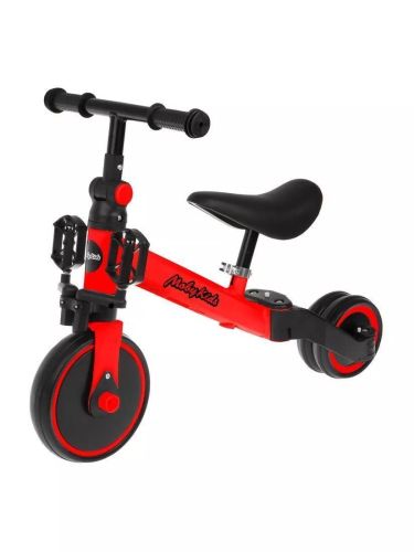 Беговел-велосипед трансформер 2 в 1 Moby Kids SuperJoy красный 649394 фото 3