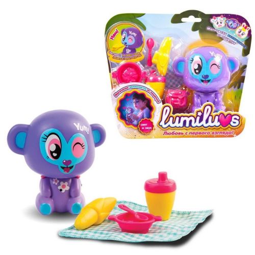 ночник lumiluvs обезьянка lulu с аксессуарами Ночник LUMILUVS Обезьянка Lulu с аксессуарами