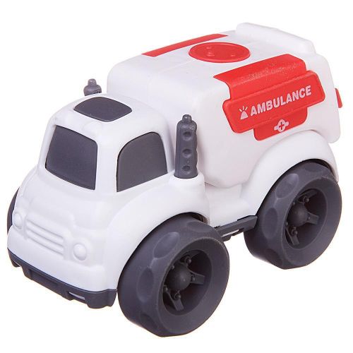 машинка abtoys спецтехника скорая помощь, фрикционная, 10х7х8см фото 2 Машинка ABtoys Спецтехника Скорая помощь, фрикционная, 10х7х8см фото 2