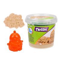 Кинетический песок 0,5 кг, цвет Классический, 3D формочка