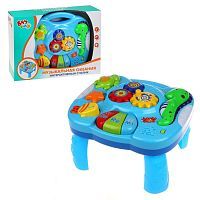 Интерактивный столик Музыкальная океания, свет, звук, эл.пит. 3*AA не вх.в комплект