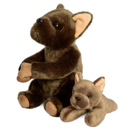 мягкая игрушка maxitoys французский бульдог с малышом 25 см фото 2 Мягкая Игрушка MAXITOYS Французский Бульдог с Малышом 25 см фото 2